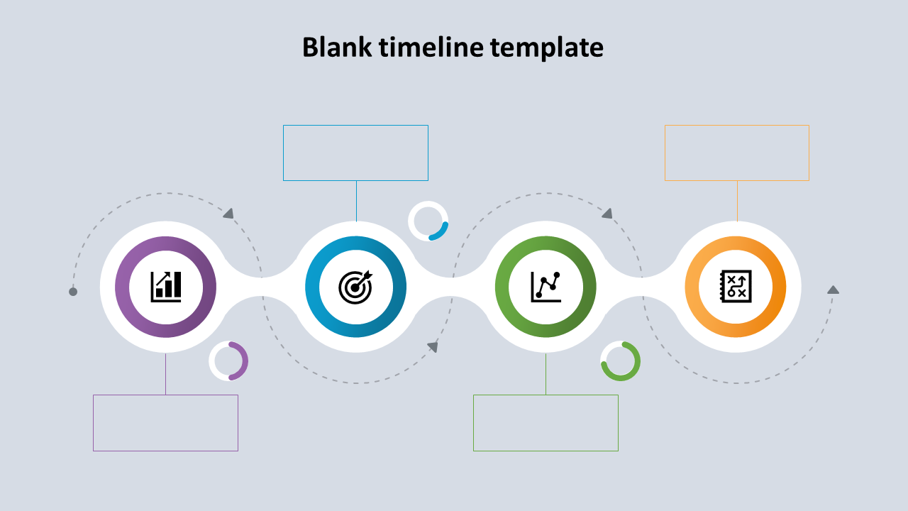 blank timeline template slide